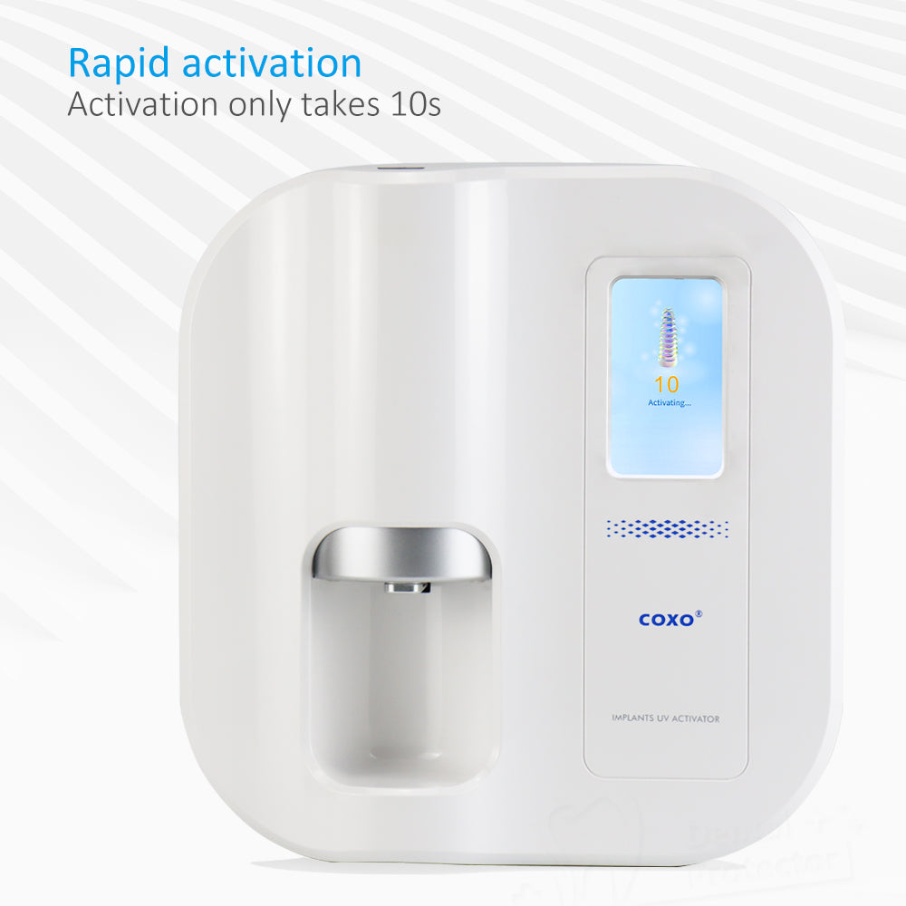 (Group purchase ,Save 200$/3500MX$ )COXO Implants UV Activator it can use vacuum ultraviolet rays to catalyze and activate the surface activity of implants. Improve the rate of osseointegration