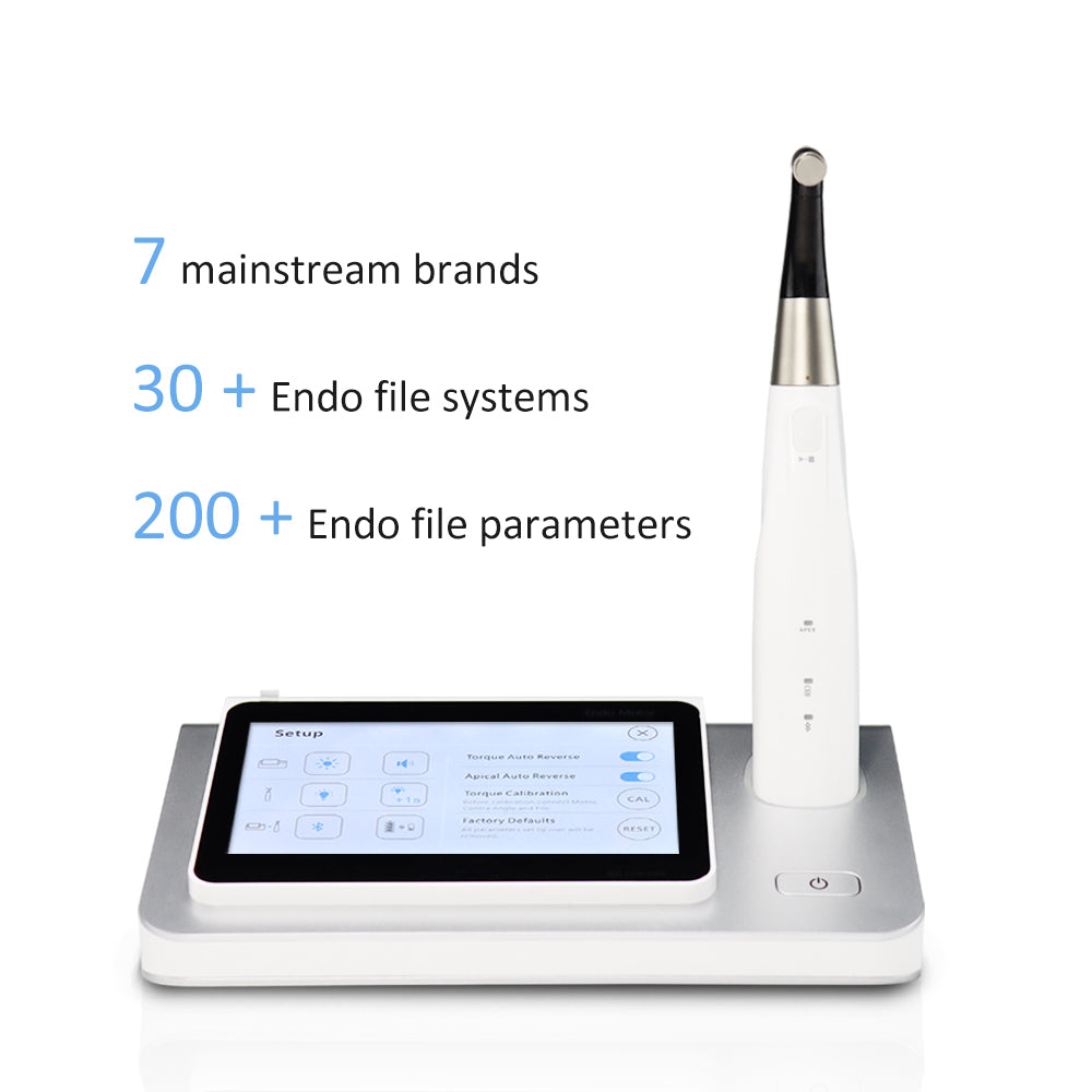 COXO Dental Wireless Bluetooth Endo motor with Apex Locator 2 in 1 C-smart Pilot with 5-inch touch screen ,build-in most of file system