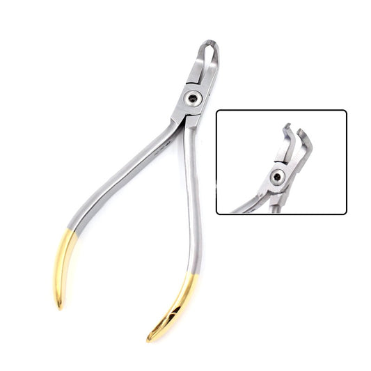 Posterior Bracket Remove Plier with Cutting Tip, Angel Tungsten Carbide Instrument Tool Pliers For Back & Inner Side Brackets of Teeth