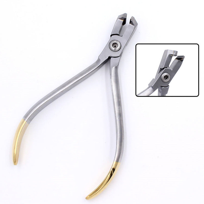 Annhua Distal End Cut Plier, Hold & Cut Hard and Soft Wire Orthodontic Cutter Dental Surgical Instrument Tool - Braces Removal Tools Tooth Pulling Kit for