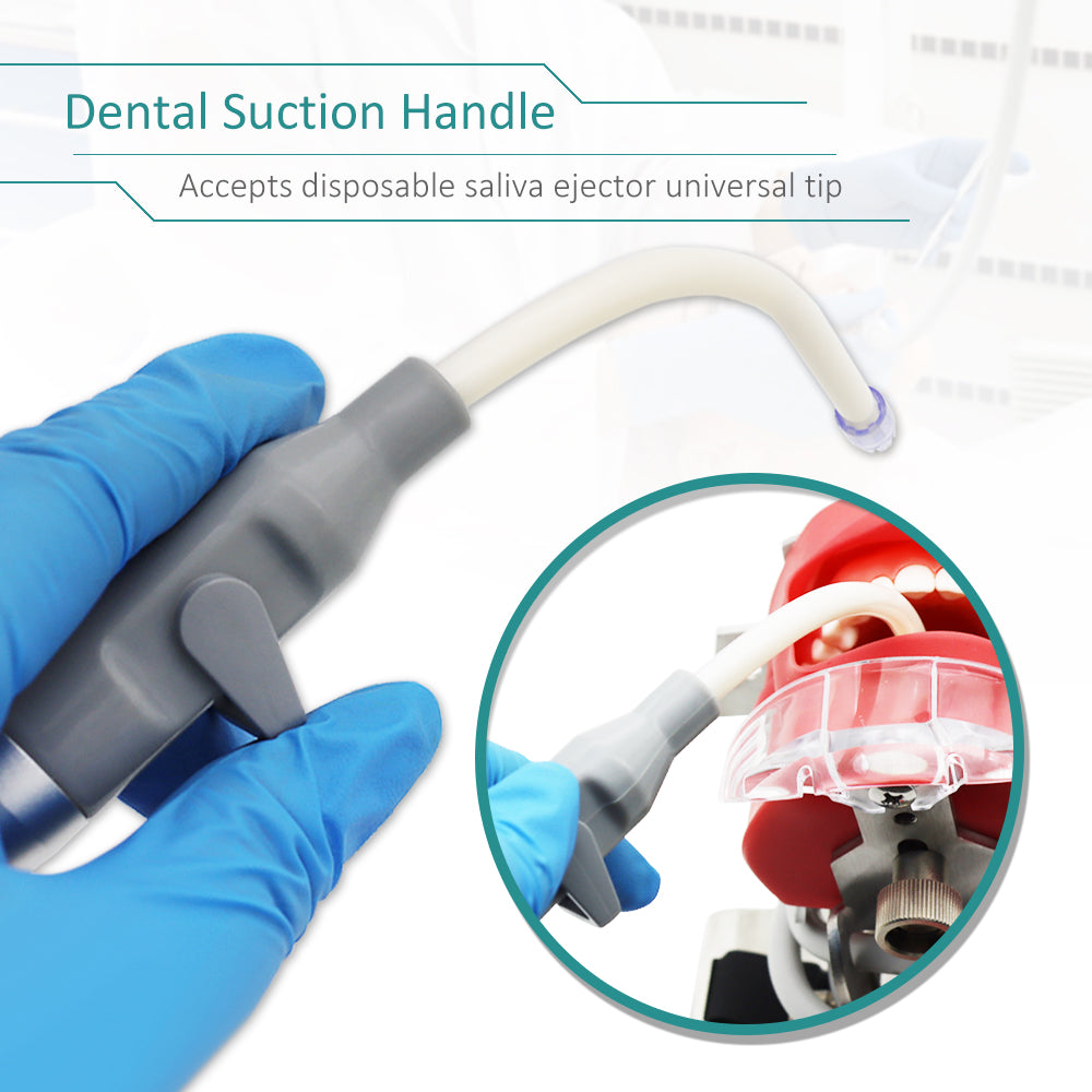 D-SH Dental Unit Accessories Strong And Weak Suction Handle Aluminum Alloy Suction Saliva Strong And Weak Conversion Head Dental Equipment