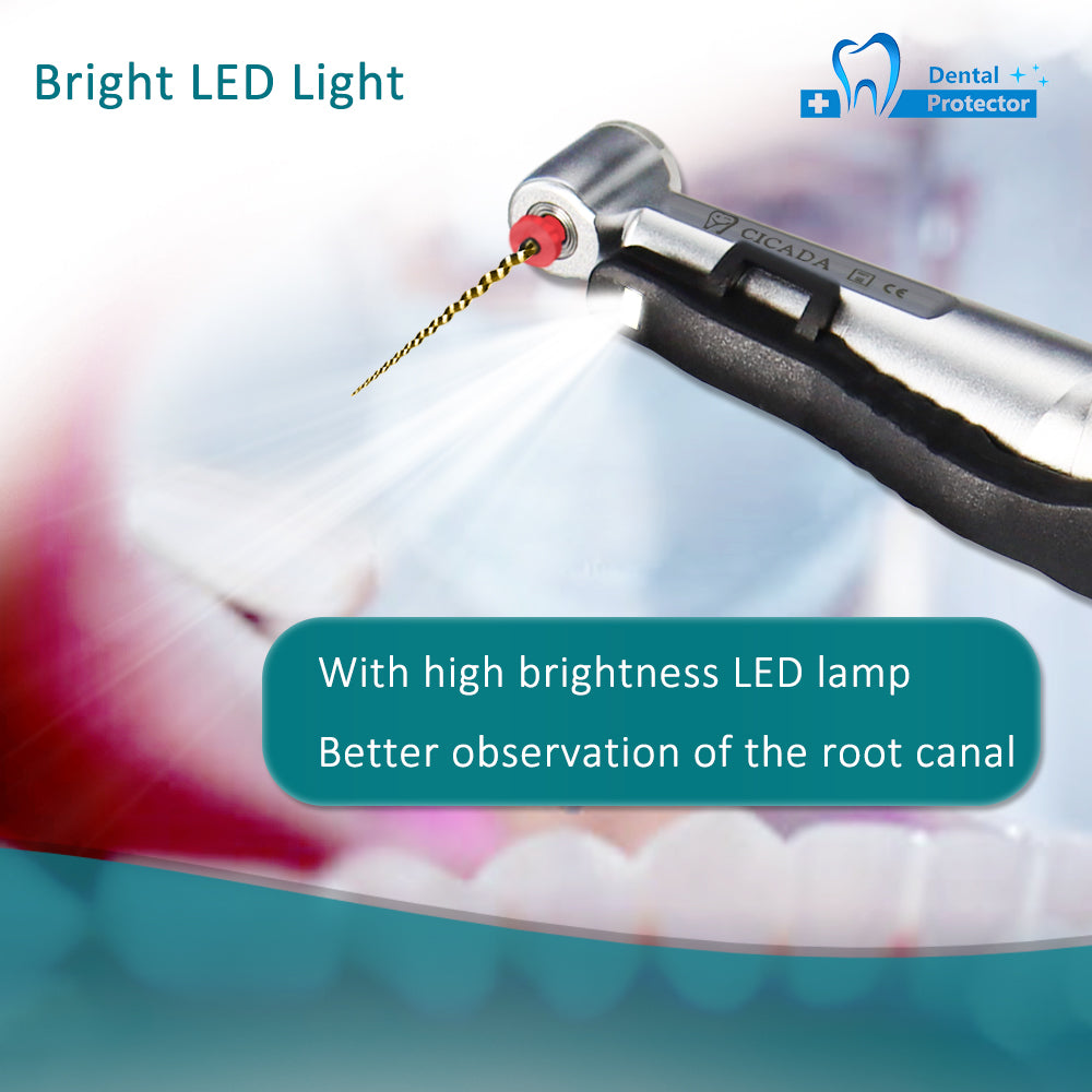 AZDENT Wireless Endo Motor With LED Light & Apex Locator – Root Canal Dental System