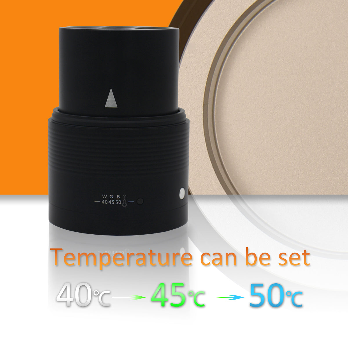 AH Dental Resin Composite Softener Heater Dental Material Warmer with Light Filter Cover 40℃/45℃/50℃ 110V