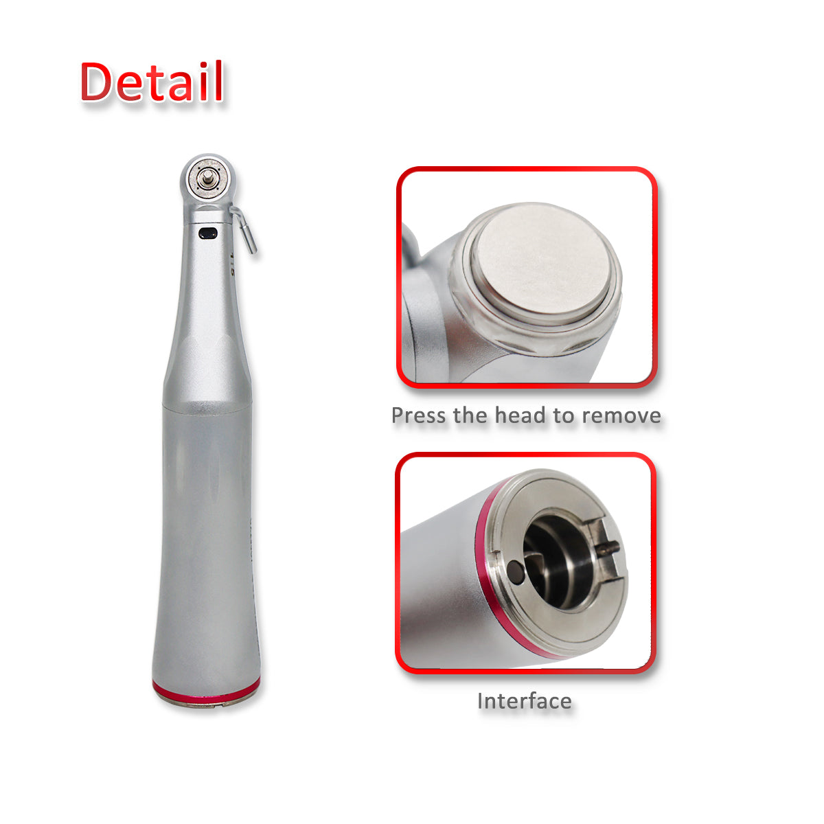 C7-1S COXO  Dental  1: 5 Contra Angle for Remove Crown and Tooth Extraction,  can be used with COXO implant motor