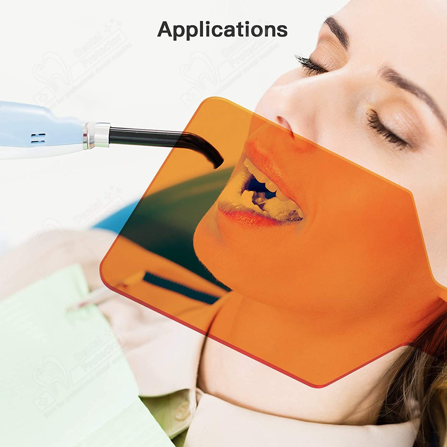 Protector Dental Sheild Plate Shade Board Eye Protector for Curing Light, Curing Lamp Shield Visor for Dentist, Helper and Patient - Handheld & Flexible - Easy to Use