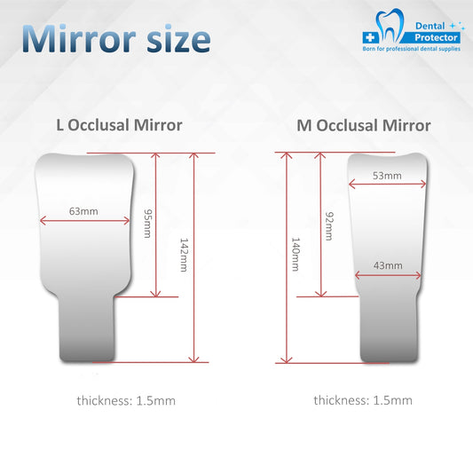 The Accessories -dental mirrors , For Oral Imaging Device(FP01) ,Total 8PCS