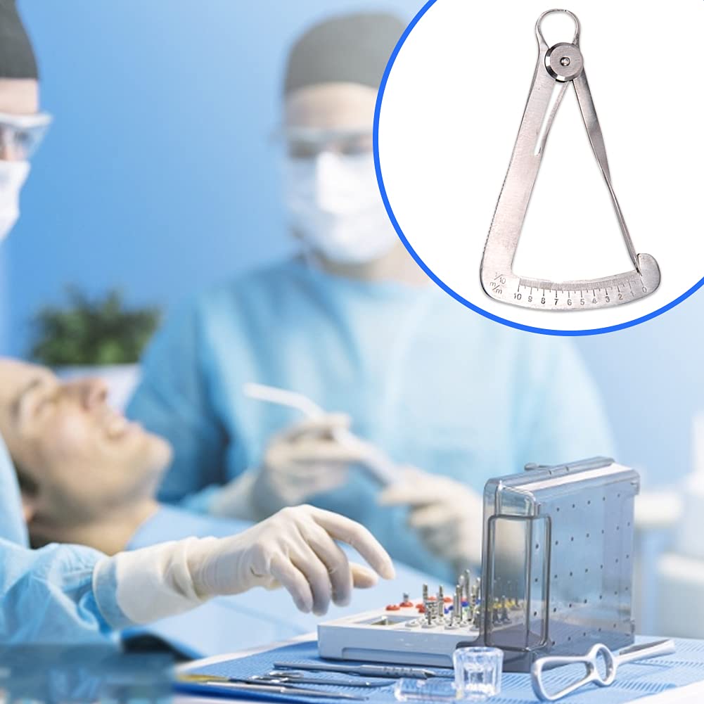 Dental Crown Gauge Caliper Dentist Tools Dental Caliper For Metal/Wax Dental Lab Tool Stainless Steel