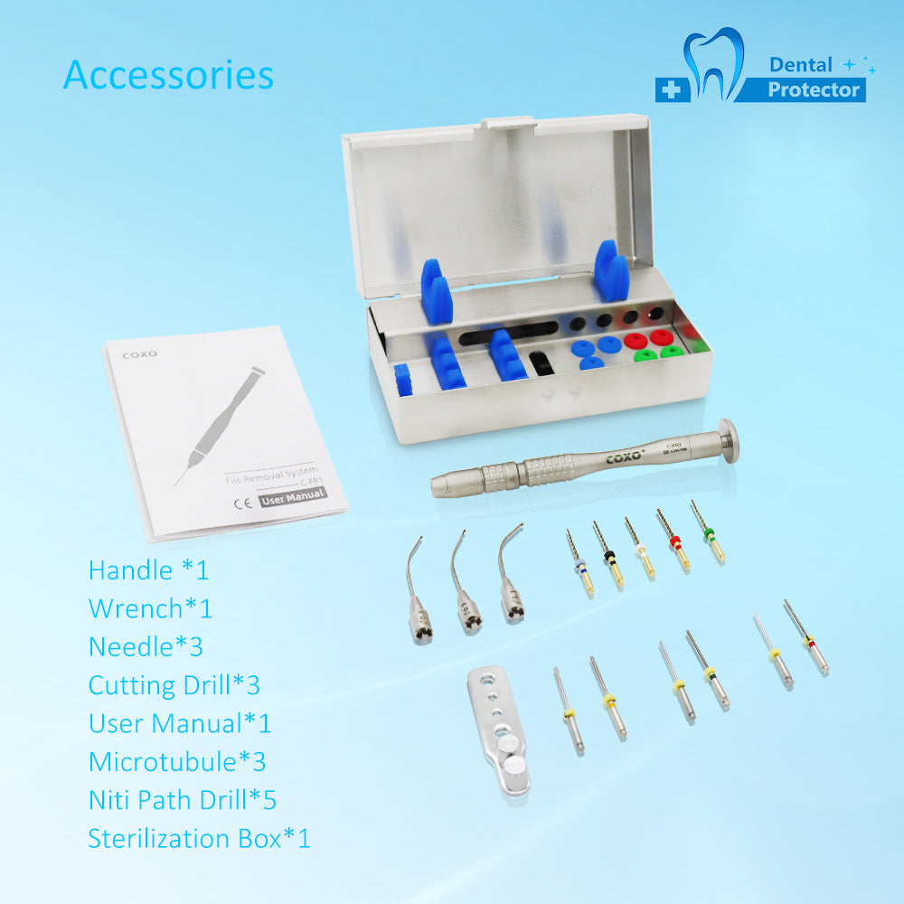 C-FR1 Dental Root Canal File Extractor Broken File Removal Kit Double Use Dentist Instrument Tool