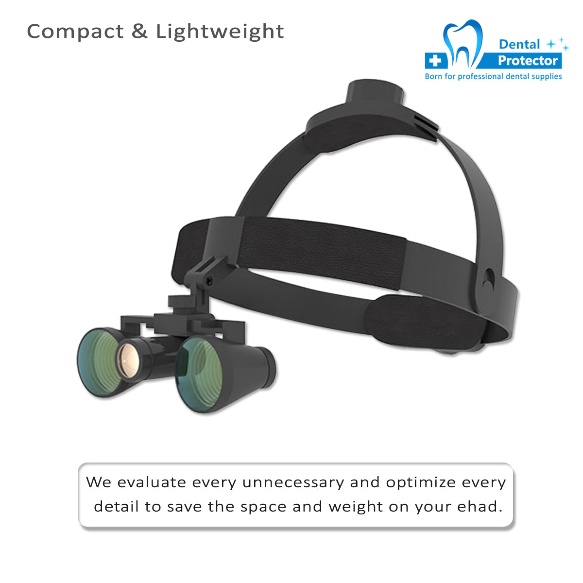 2.5X/3.5X Headband Magnifying Glasses With Headlight Dental LED Loupes Surgical Magnifier Dental loupe lamp