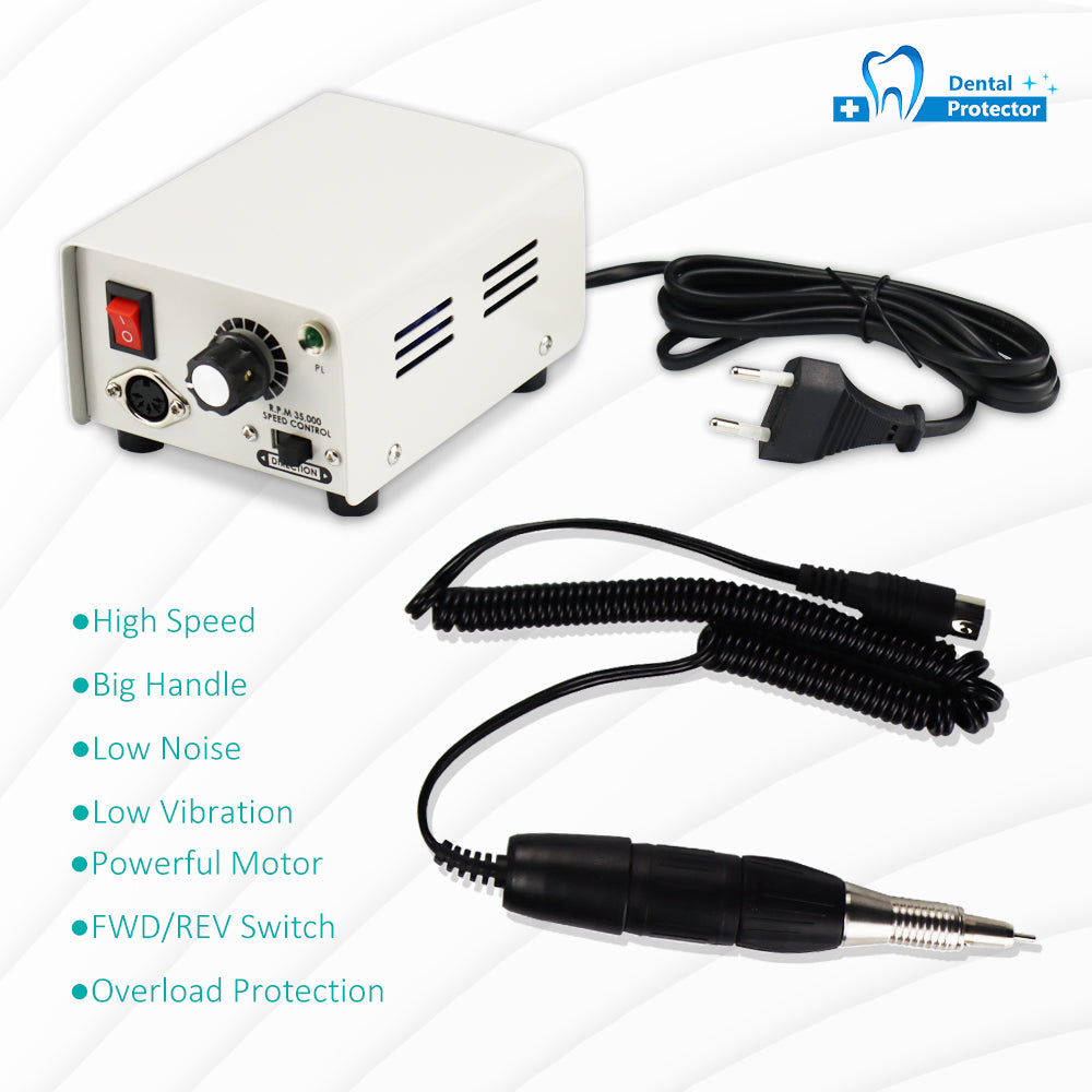 65W Strong 90 Control Box Strong 210 35K 102L Handpiece for Manicure Pedicure Nail Drill Apparatus for Manicure Machine Tool for Dental Lab