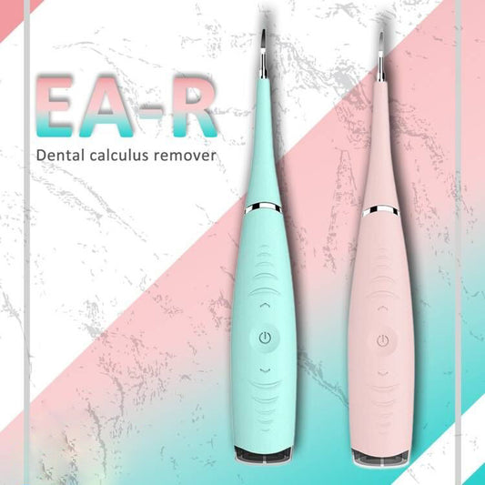 PROTECTOR Portable Electric Sonic Dental Scaler ToothC Tooth Stains Tartar Tool Dentist Whiten Teeth Health Hygiene white