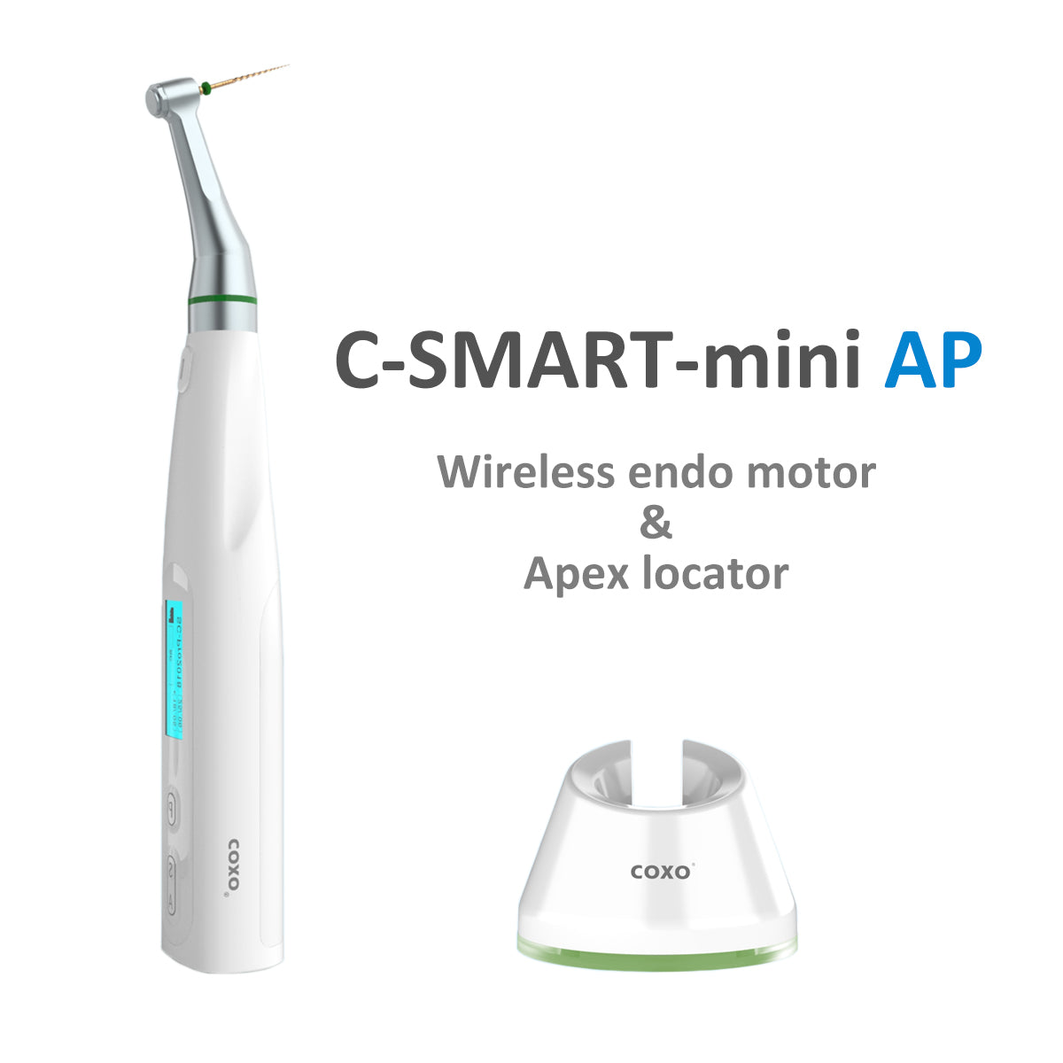 COXO C-smart mini AP Dental Wireless Endo Motor & Apex Locator 2 in 1 , Reciprocation System .