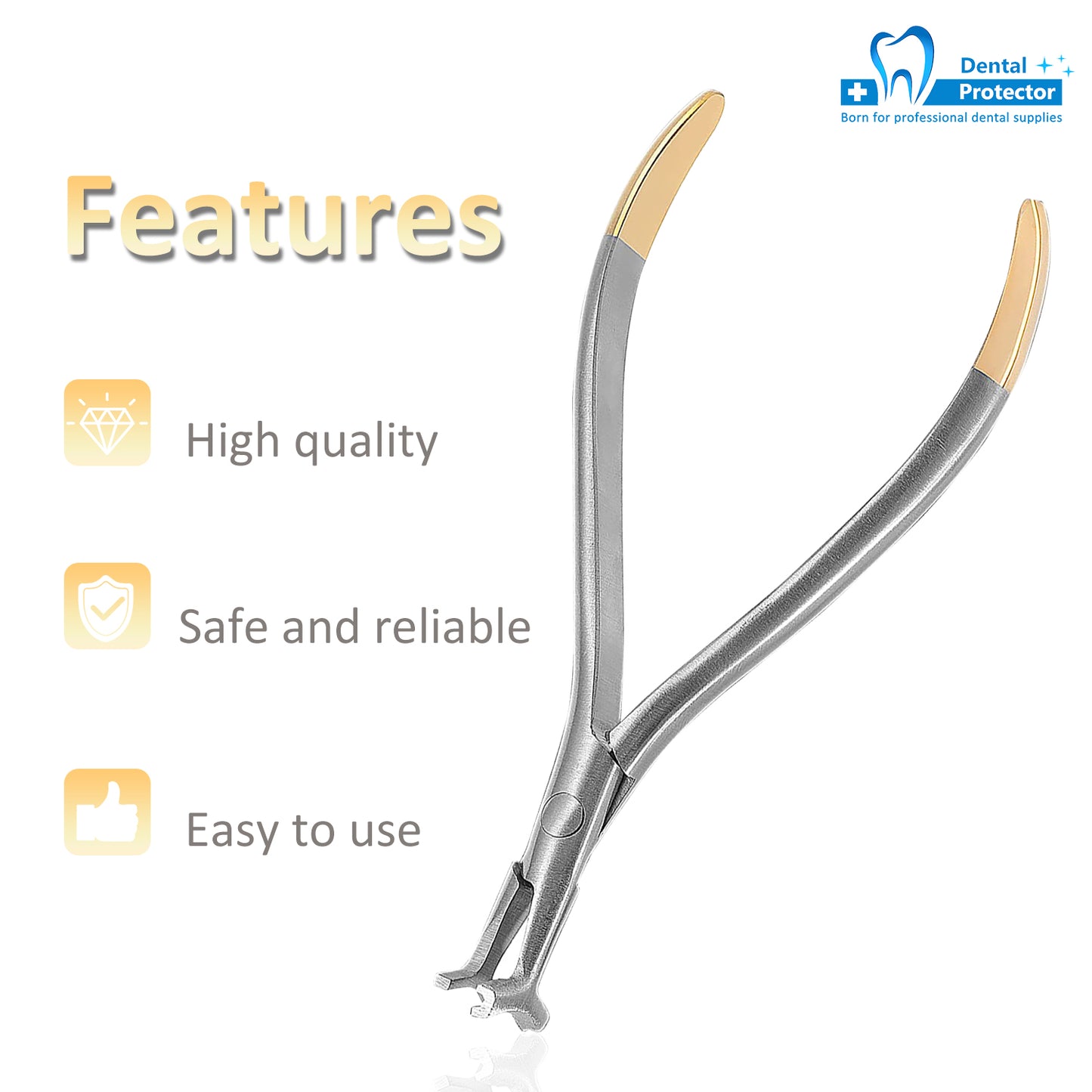 Dental Distal End Bending Plier, Orthodontic NiTi Bender Forceps Hammerhead Dental Tools Instrument
