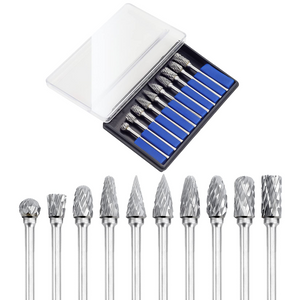 professional 10 pcs tungsten steel Stone Carving Tools set, Stone carving  Chisel tools