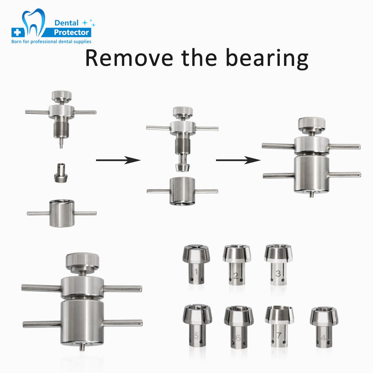 Dental Handpieces Repair Tools Handpieces Bearings Cartridge Turbine Maintenance Tool Set Dentist Tools